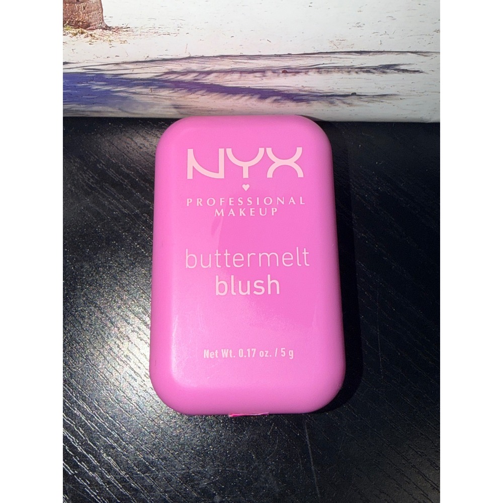 NYX Buttermelt Blush My Butta Half BMBL01 Cool Pink High Pigment Satin Finish